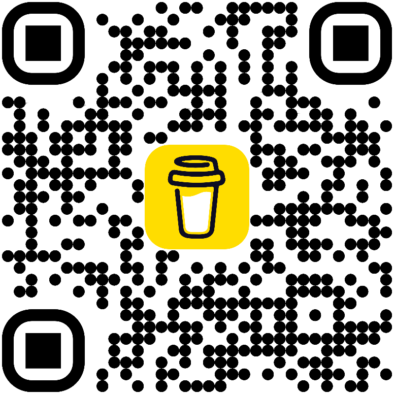 QR code for the Recovery D.O.C. Buy Me a Coffee page